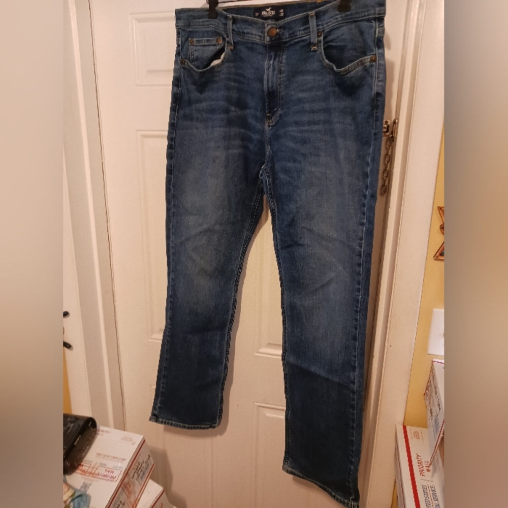 🧥👖Hollister California Size W.38 Jeans🧢🛍👢🥾Boot Cut✂️,Hollister EpicFlex.👕 - Picture 11 of 15